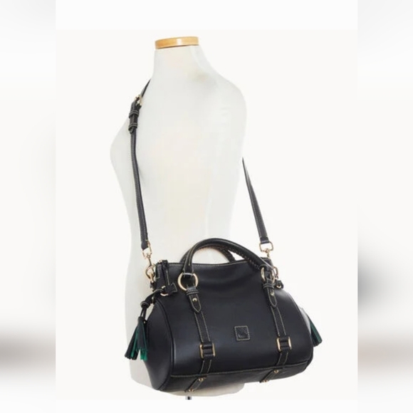 Giftaway Dooney & Bourke Sorrento Satchel Black or Beige Winners Choice - Picture 12 of 14